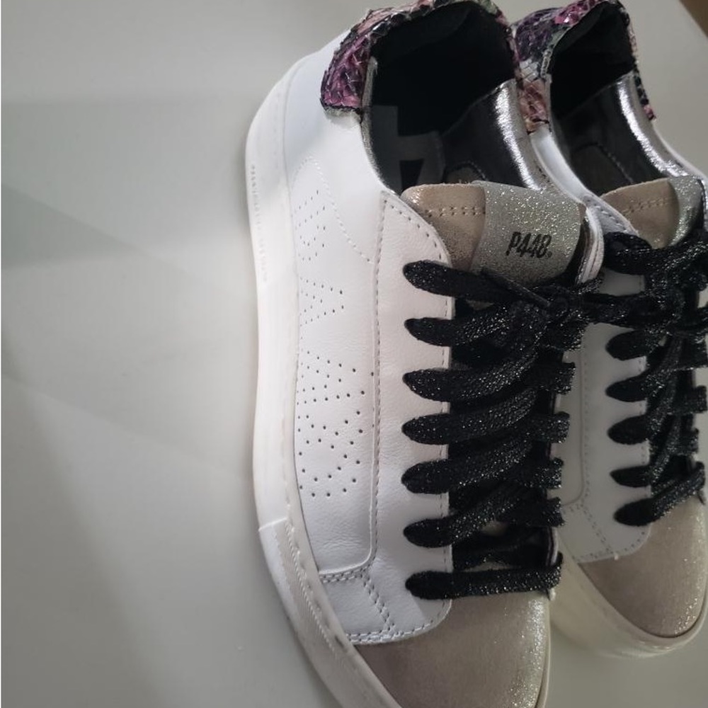 SUPER CUTE P448 FLORAL SNEAKERS size 37 - Picture 6 of 12
